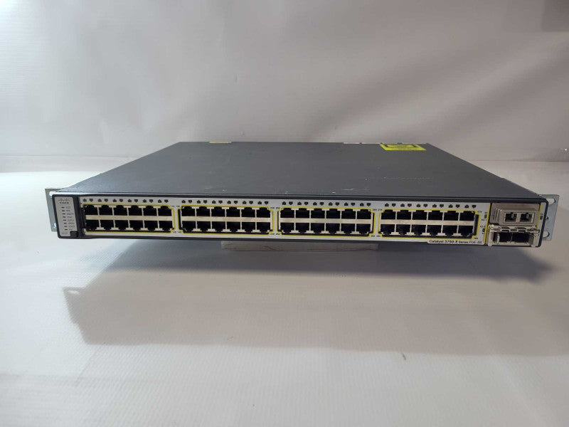 Cisco WS-C3750E-48PD 48 port gigabit POE Network Switch  -