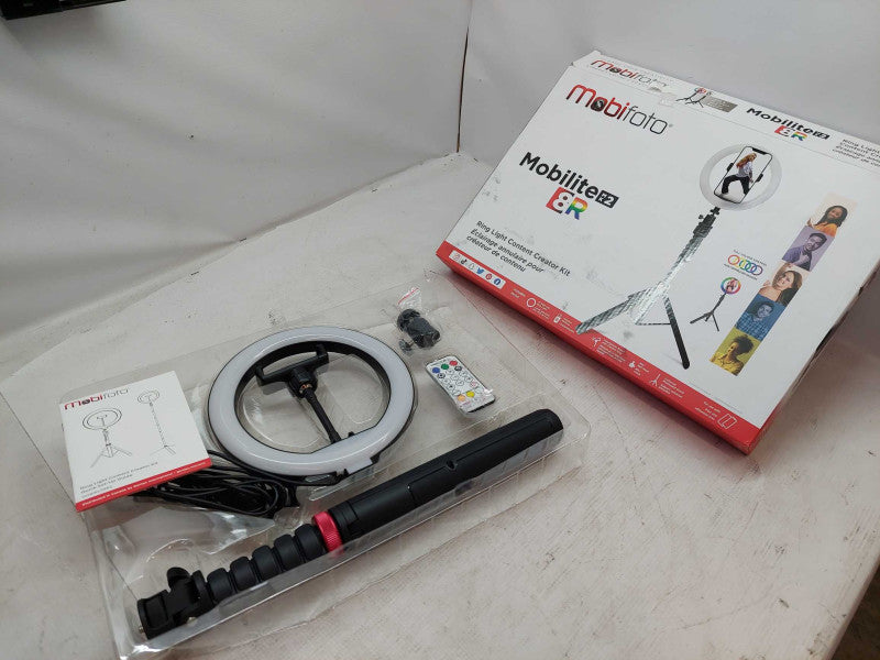 MobiFoto Mobilite Mk2 8R Ring Light Content Creator Kit Q