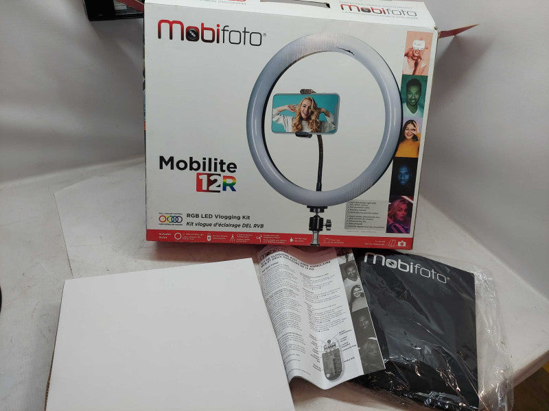 MobiFoto 12\\" 12R RGB LED Vlogging Kit