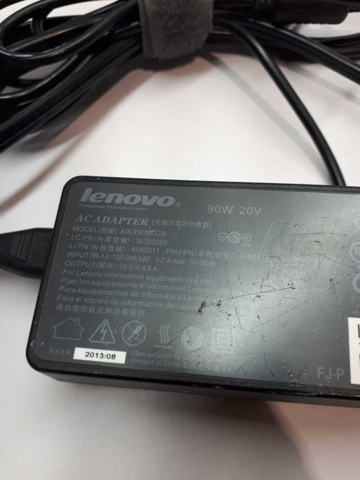 GENUINE LENOVO 20.0V 4.5A 90W AC Power Adapter Fat Round Tip for laptop Q&