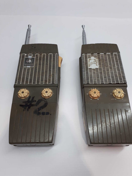 Pair Of Vintage Johnson Messenger Transceiver Radios, Model 242-102 &