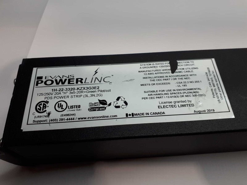Evans Power Linc 1H-22-3320-KZX3G3E2 &