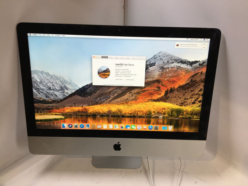 Apple iMac 21.5-inch Late 2012 i5-3330S GeForce GT640M 512MB 8GB RAM 1TB HDD
