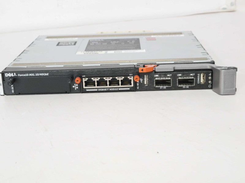 Dell Force10 MXL 10/40GbE 2 Port QSFP+ with 4 Port 10GbE Module 01C01H Q_