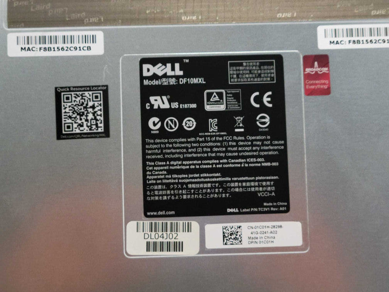 Dell Force10 MXL 10/40GbE 2 Port QSFP+ with 4 Port 10GbE Module 01C01H Q_