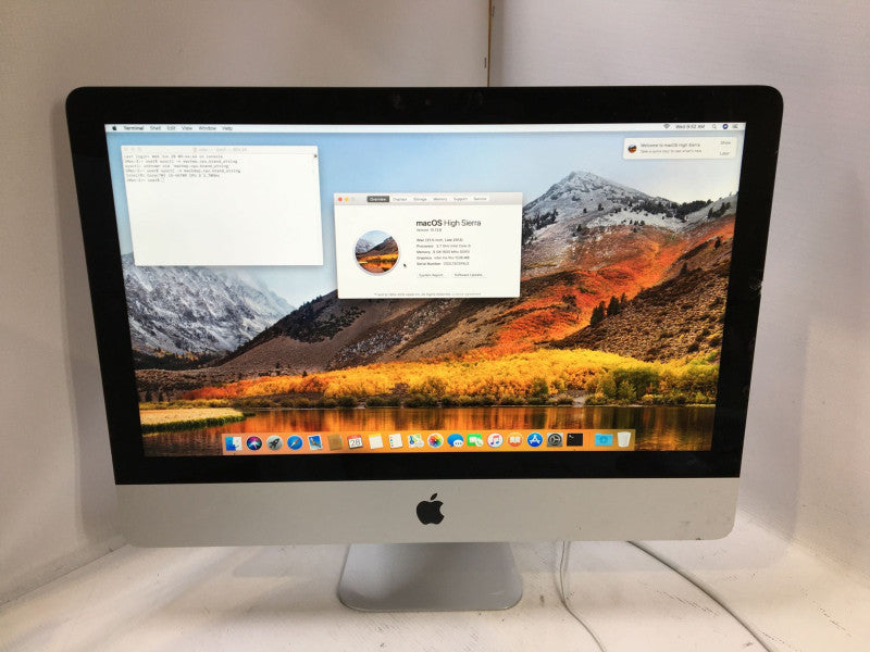 Apple iMac 21.5-inch Late 2013 Intel i5-4570R @ 2.7 GHz 8GB RAM 1TB HDD READ!