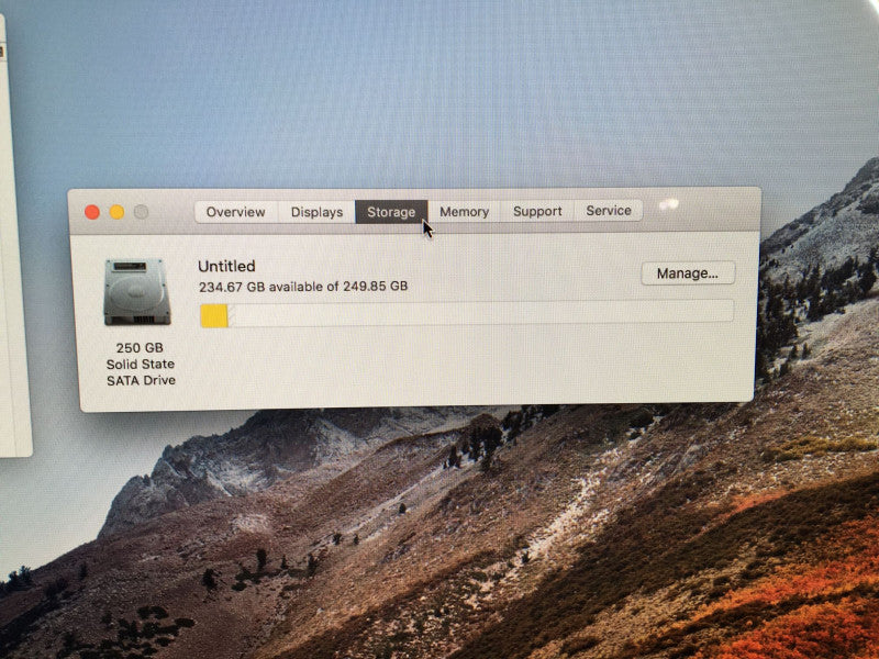 Apple iMac 21.5inch Late 2012 i5-3330S GeForce GT640M 512MB 8GB RAM 250GB SSD