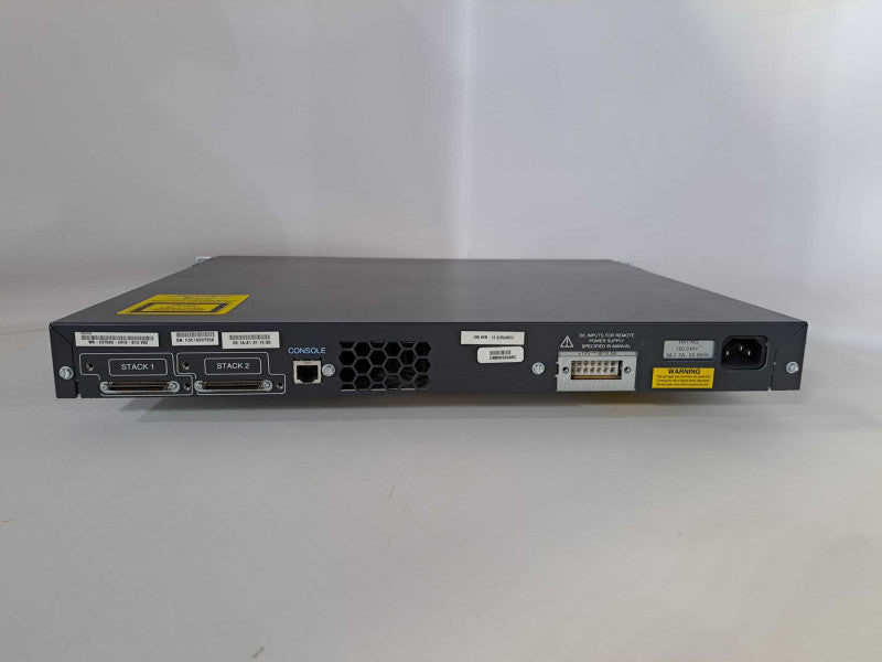 Cisco WS-C3750G-24TS-S1U 24 Port Gigabit Network Switch )