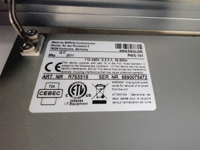 Barco PWS-101 4U Server 2x Xeon E5440 @ 2.83GHz 3GB Ram 2xPSU No HDD Q(