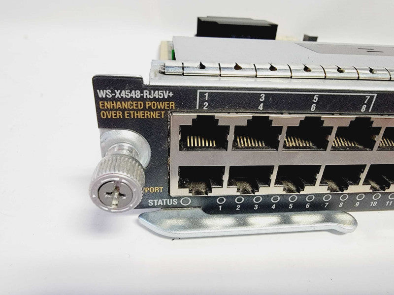 Cisco Line Card (WS-X4548-RJ45V) 48-Ports Plug-in Module Switch Q(