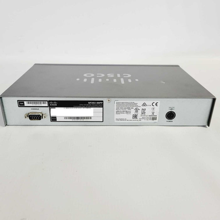 Cisco SF302-08PP 8-port 10/100 PoE+ Managed Switch =