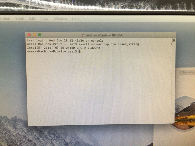 Apple Mac mini Mid 2011 Intel core i5-2415M @2.3 GHz 8GB RAM 500GB HDD