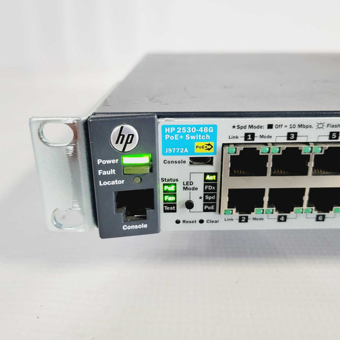 HP J9772A 2530-48G-PoE+ 48x Gig PoE+ 4x 1GB SFP Managed Switch =