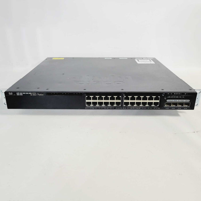 Cisco WS-C3650-24PS-S 24 Port 1GbE POE+ IP Base L3 Managed Ethernet 1U Switch =