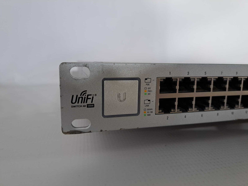 Ubiquiti UniFi (US-48-500W) 48-Port POE Rack Mountable Switch *For Parts* )