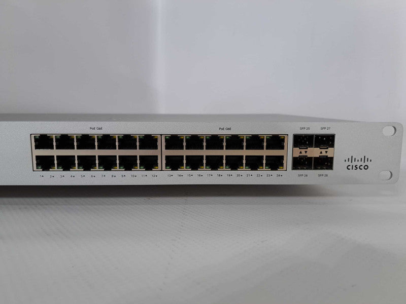 Cisco Meraki MS120-24P-HW 24 Port POE Switch *CLAIMED* )