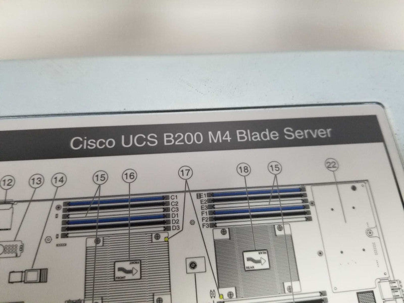Cisco UCS B200 M4 Blade Server - 64gb ram DDR4 - 2x Xeon E5-2630 V4 Q#