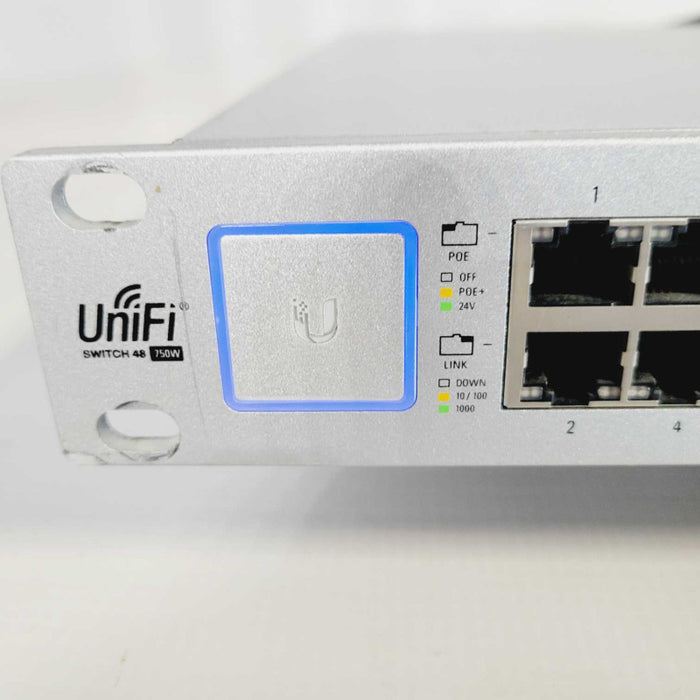 Ubiquiti UniFi US-48-750W Switch 48 750W PoE Managed 48-Port Gigabit Switch =