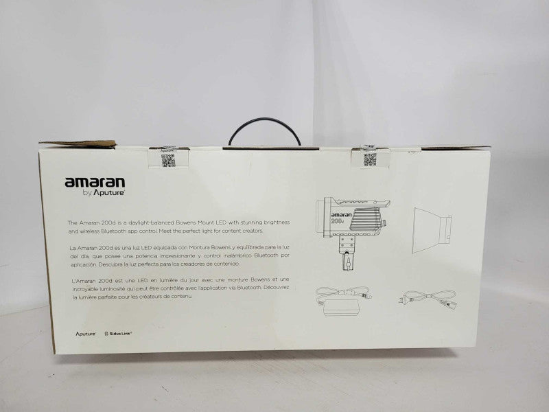 Aputure Amaran 200d LED 5600K Daylight Studio Photography Lightening Read _