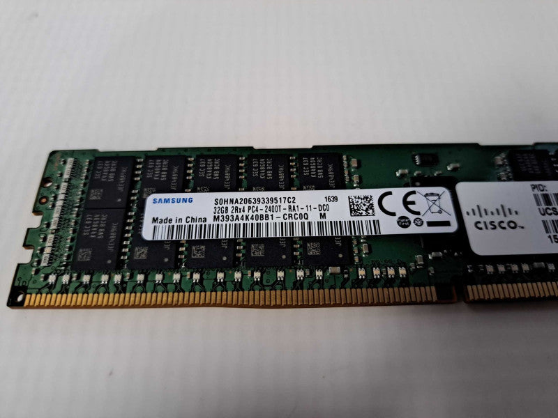 Samsung 32GB 2Rx4 PC4-2400T DDR4 Server Memory Q)