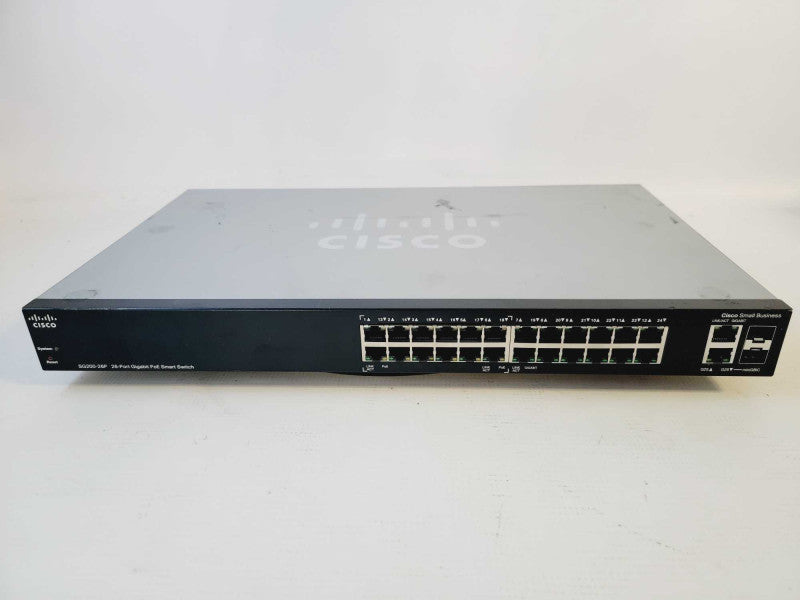Cisco SG200-26P 26-Port Gigabit PoE Smart Switch (