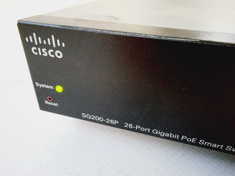 Cisco SG200-26P 26-Port Gigabit PoE Smart Switch (