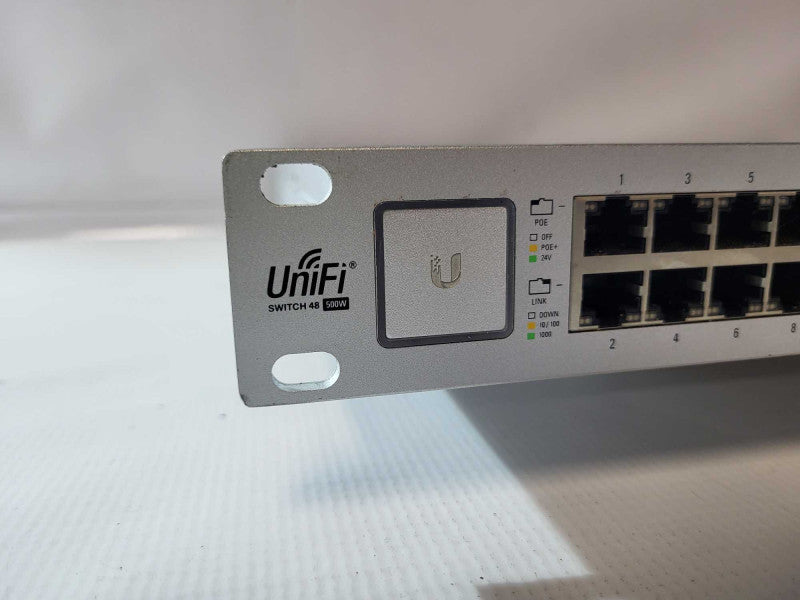 UniFi US-48-500W 48 port network switch READ  -