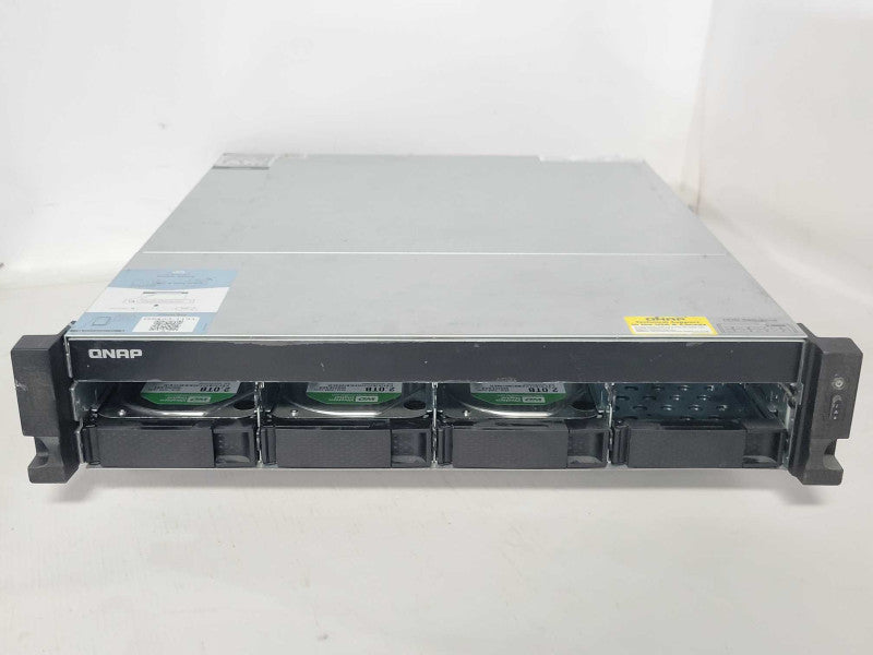 QNAP TS-873U-RP, 8-Bay NAS with 3x 2TB HDDs, 2x PSU _