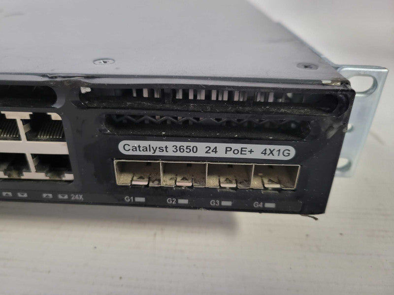Cisco WS-C3650-24PWS-S Catalyst 3650 24 Port PoE 4x1G Uplink