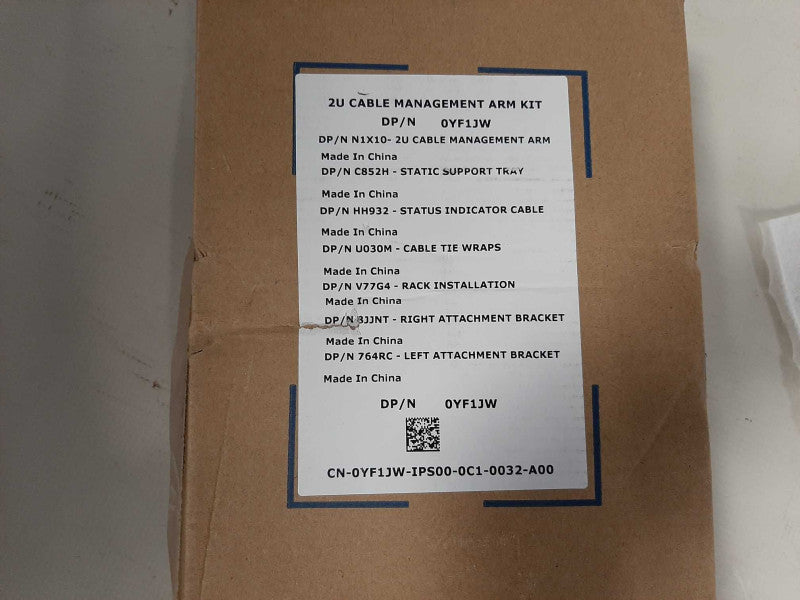 Dell 2U Cable Management Arm Kit DP/N 0YF1JW Brand New $