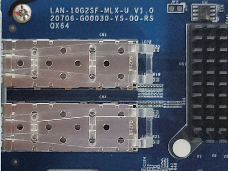 QNAP LAN-10G2SF-MLX-U Dual Port 10GbE 10GBase SFP+ NIC, LP _