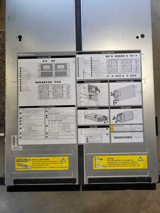 HPE D6020 70x  bay Disk Enclosure  Q-
