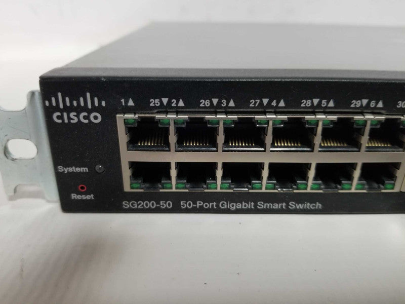 Cisco SG200-50 50x port gigabit smart switch - factory reset #