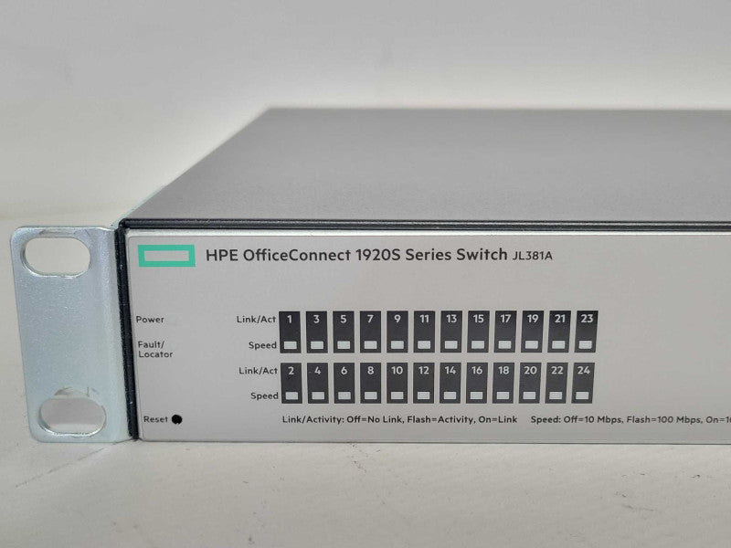 HP JL381A OfficeConnect 1920S 24Port Gigabit Switch with 2 x Gb SFP _