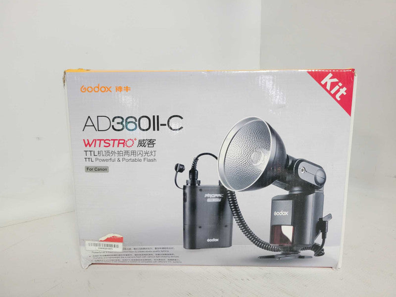 Godox AD360II-C TTL Powerful and portable Flash For Canon, Read _