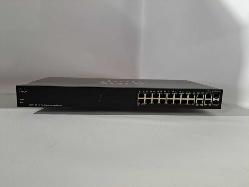 Cisco SG300-20 20 Port Gigabit Ethernet Managed Switch )
