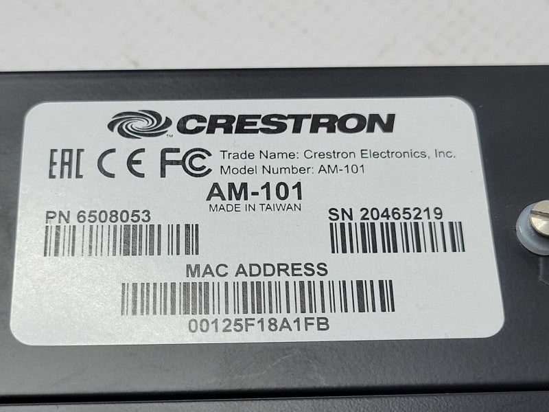 Crestron AM-101 AirMedia Presentation Gateway 6508053, Read _