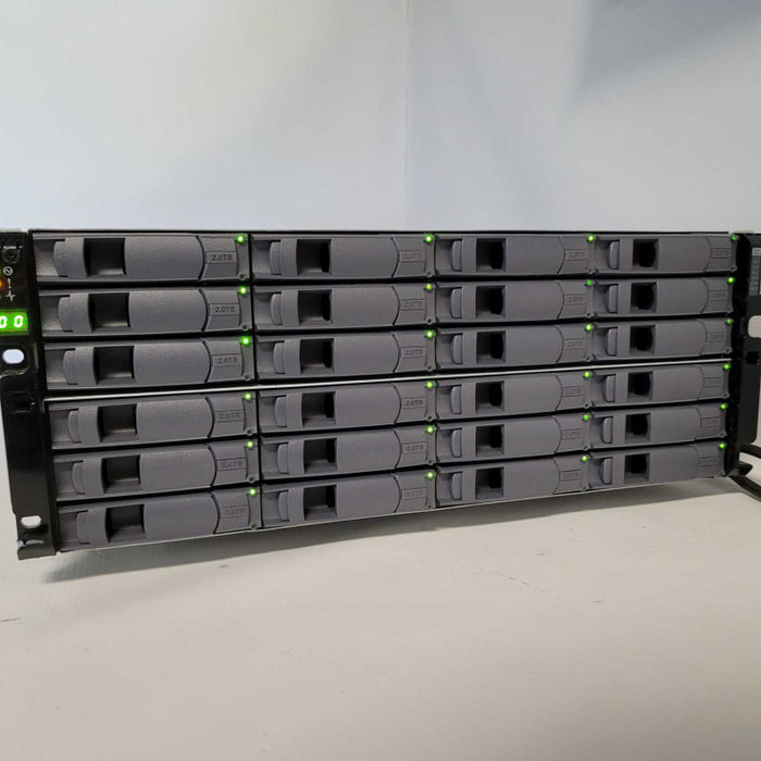NetApp DS4243 NAJ-0801 Array 48TB 24x 2TB HDD 2x Controllers 4x PSUs =