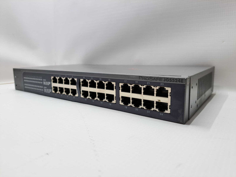 Netgear JGS524E ProSafe Plus - 24 Port Gigabit Switch )