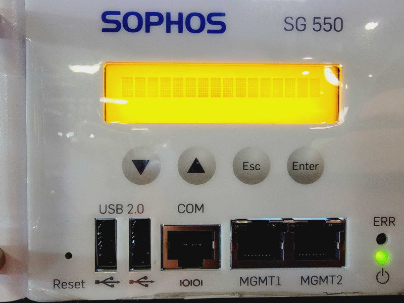 Sophos SG 550 Rev.1 Appliance 2x Xeon E5-2630(v3) @ 2.6GHz 16GB DDR3 No HDD (