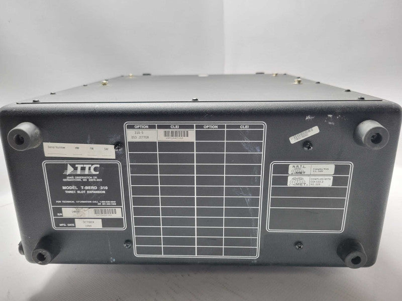 TTC T-BERD310 COMMUNICATIONS ANALYZER, Read _