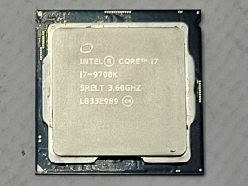Intel Core i7-9700k 3.6GHz Eight Core CPU Processor SRELT _