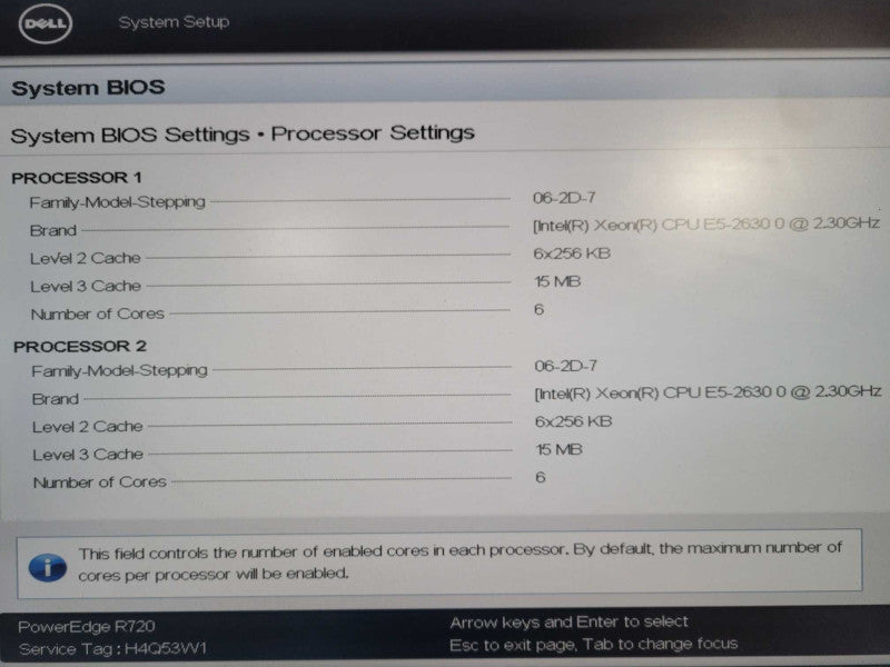 DELL PowerEdge R720 2x Intel Xeon E5 2630 @2.30GHz 32GB RAM H710 mini RAID
