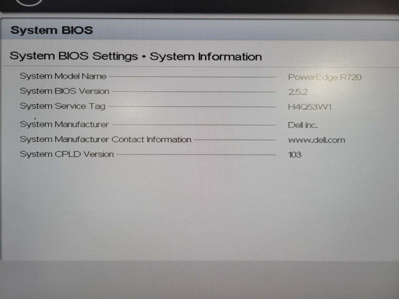 DELL PowerEdge R720 2x Intel Xeon E5 2630 @2.30GHz 32GB RAM H710 mini RAID