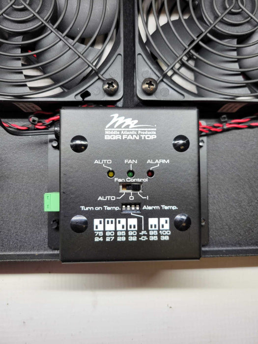 Middle Atlantic 276 CFM Fan with controller - AIBGR276FTFC
