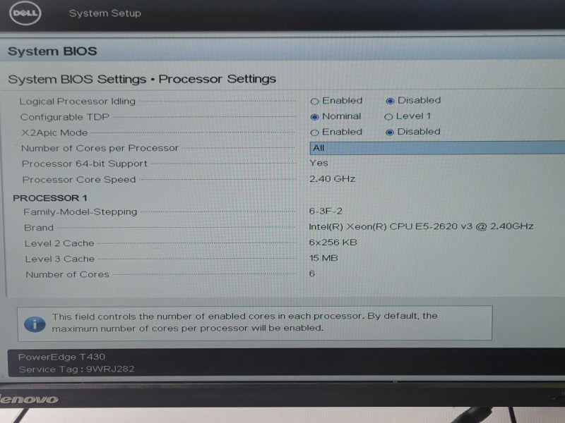 Dell PE T430, 1x Xeon E5-2620v3 2.4GHz, 32GB DDR4, H730, 2x PSU, 8x 3.5\\" Bays _