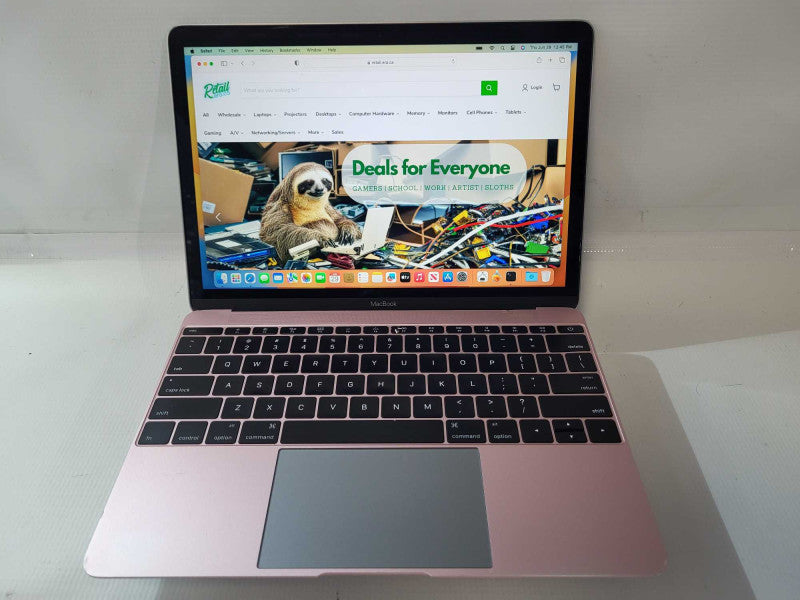 2017 MacBook Retina 12 inch Intel i7-7Y75 @1.30GHz 16GB RAM 5120GB Storage  -
