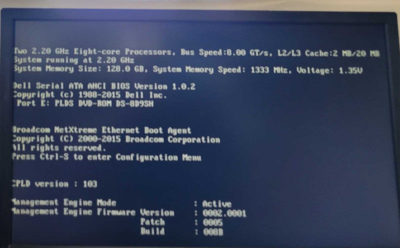 Dell PowerEdge R720 2x Xeon E5-2660 0 @ 2.20GHz 128GB RAM 2x PSU