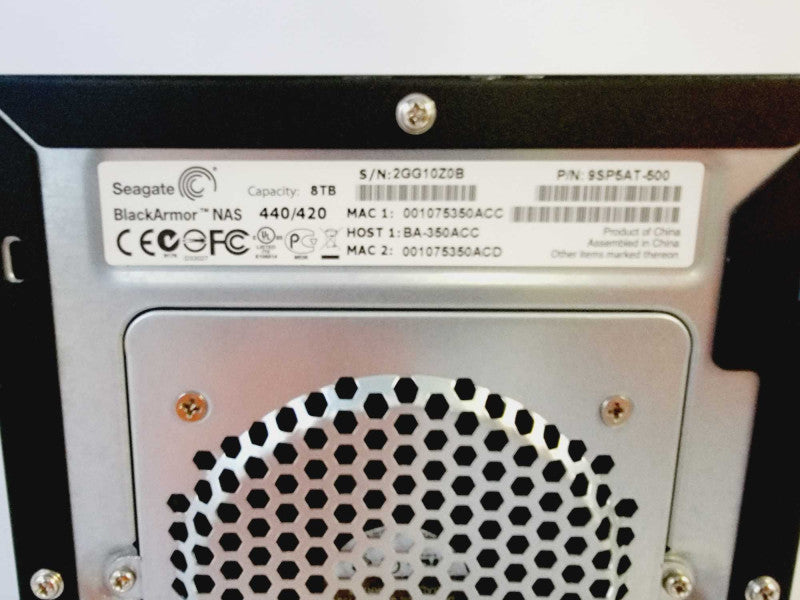 Seagate BlackArmor NAS 440/420 9SP5AT-500 4-Bay Storage Server (