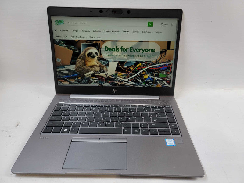 HP ZBook 14u G5 i7-8550U, 2GB Radeon Pro WX 3100, 32GB DDR4, 500GB SSD QÎ²